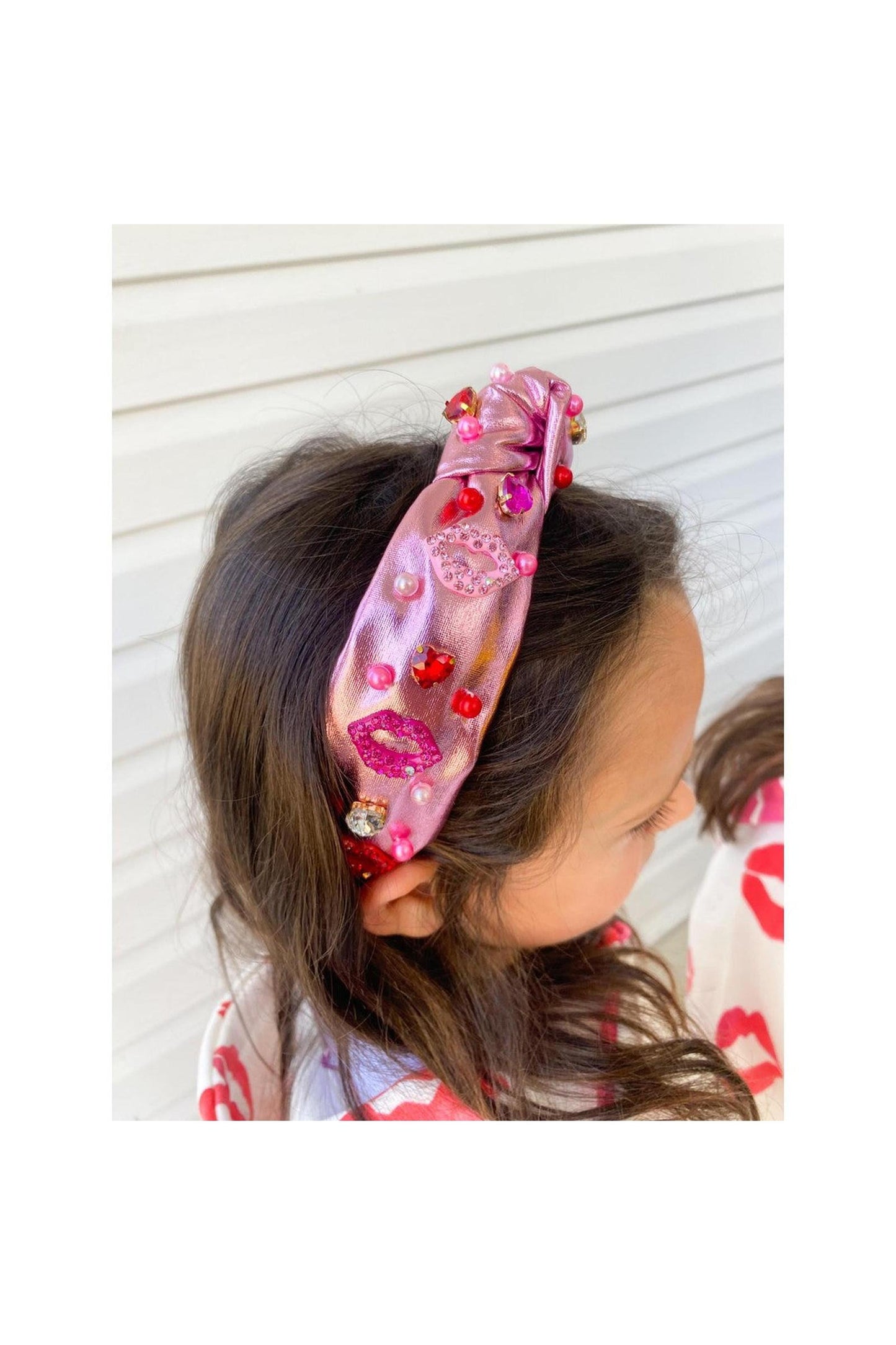 Lips Charm Knot Headband