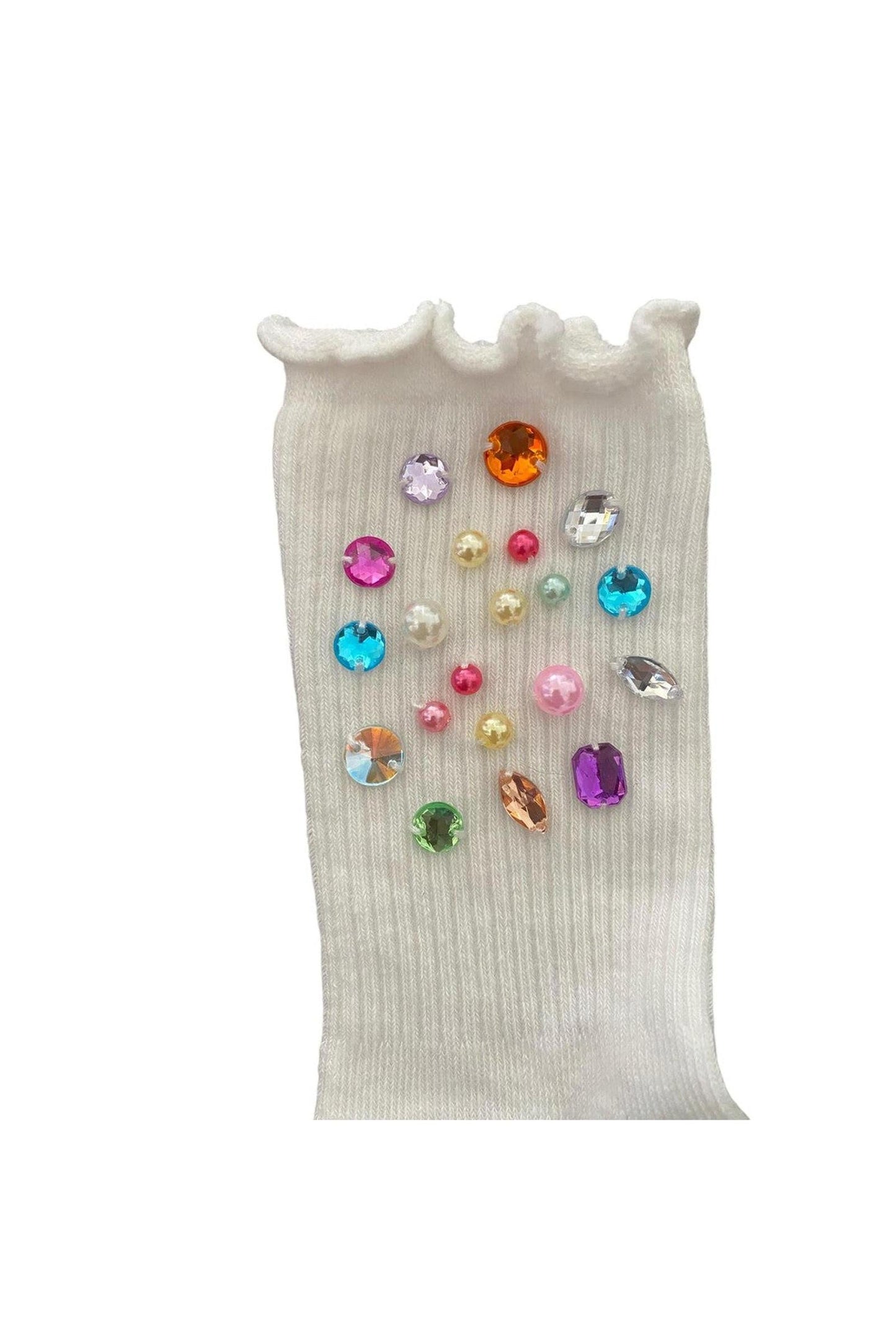 Multi-colored Gem High Socks