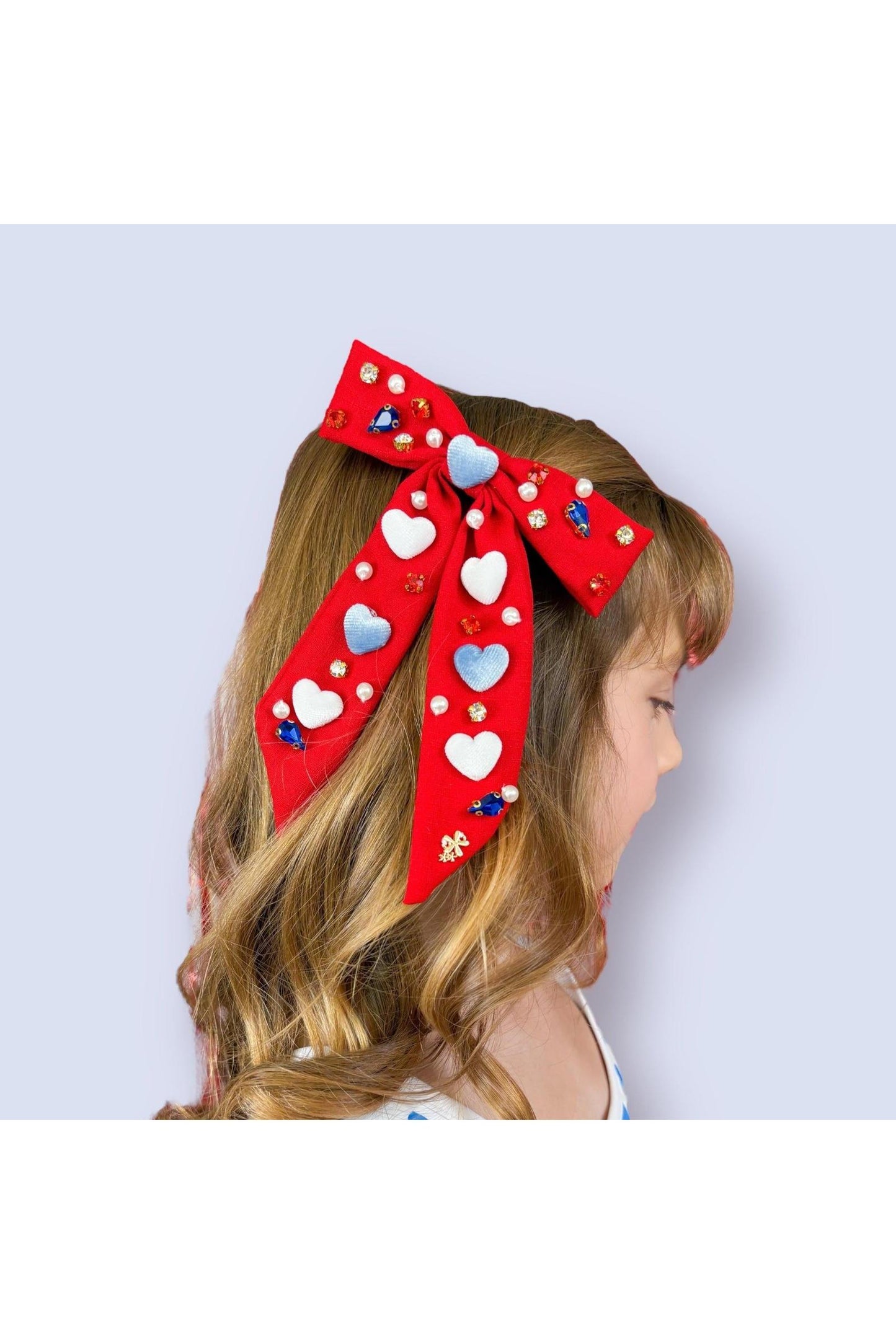Red, White & Blue Bow