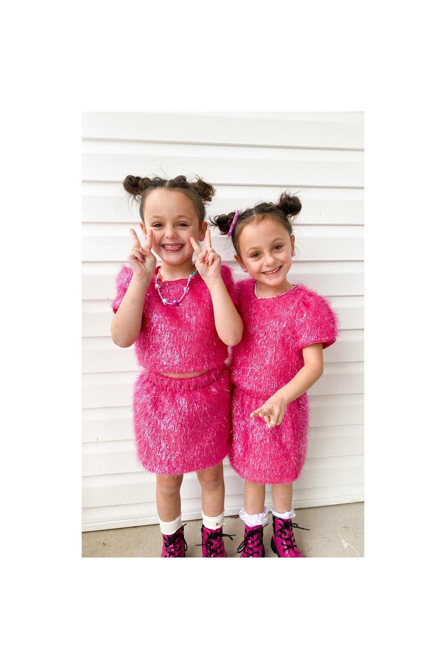 Pink Sparkle Tinsel Set