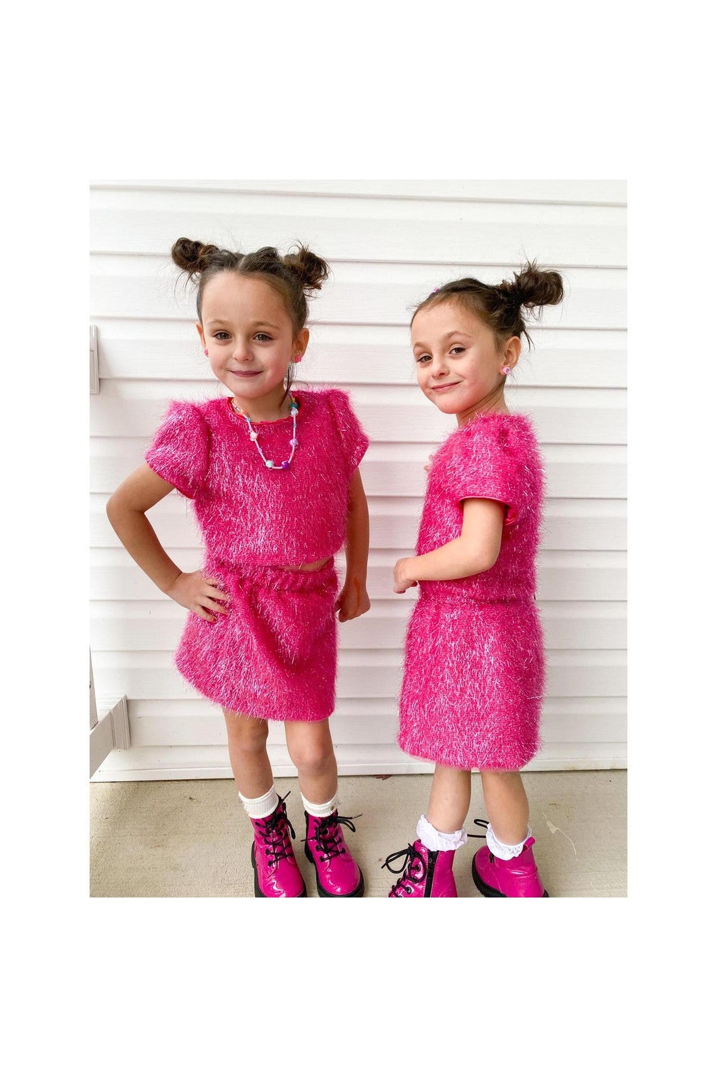 Pink Sparkle Tinsel Set