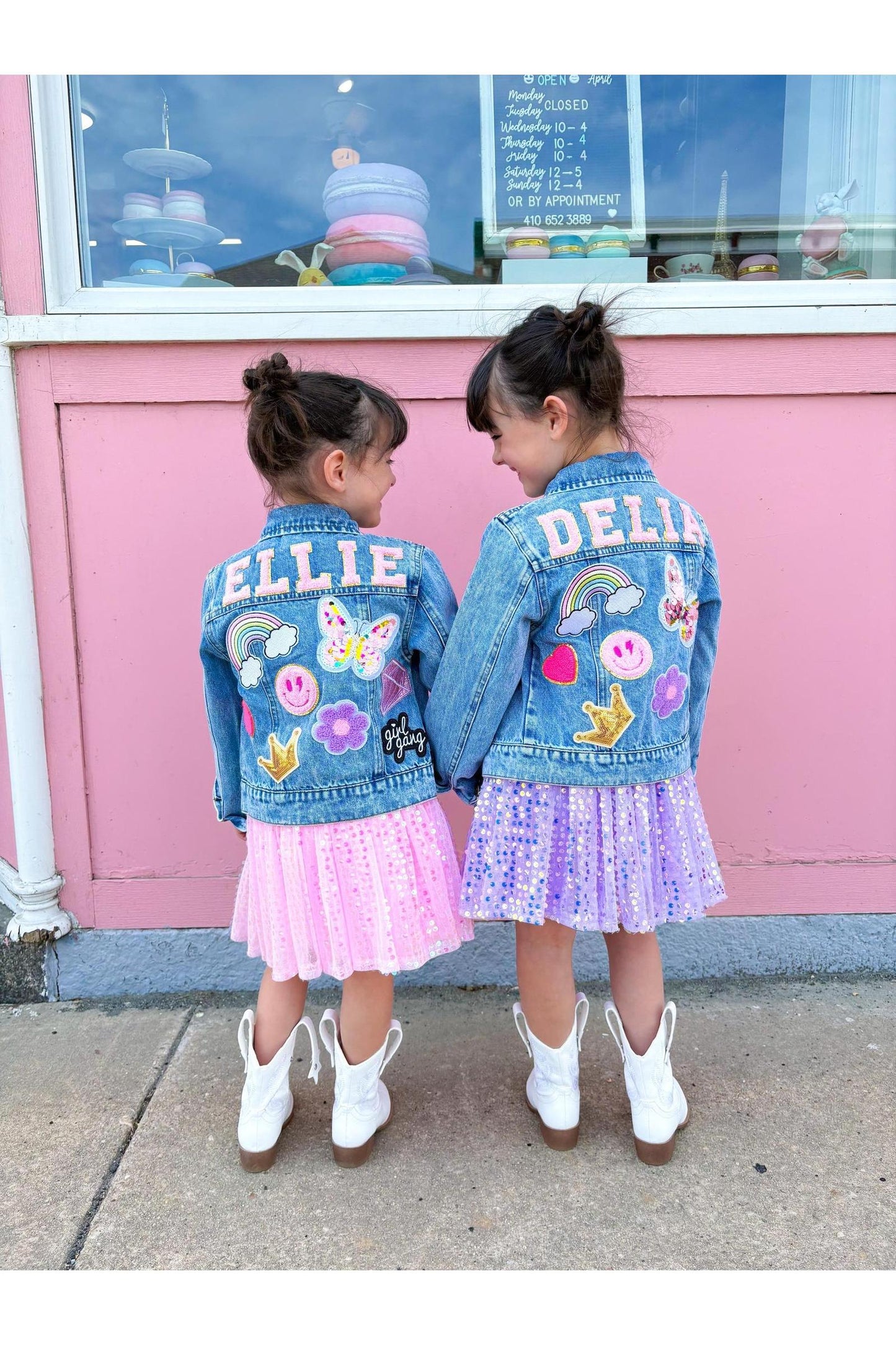 Personalized Patched Denim Jacket (PRE-ORDER - Early DEC SHIP)