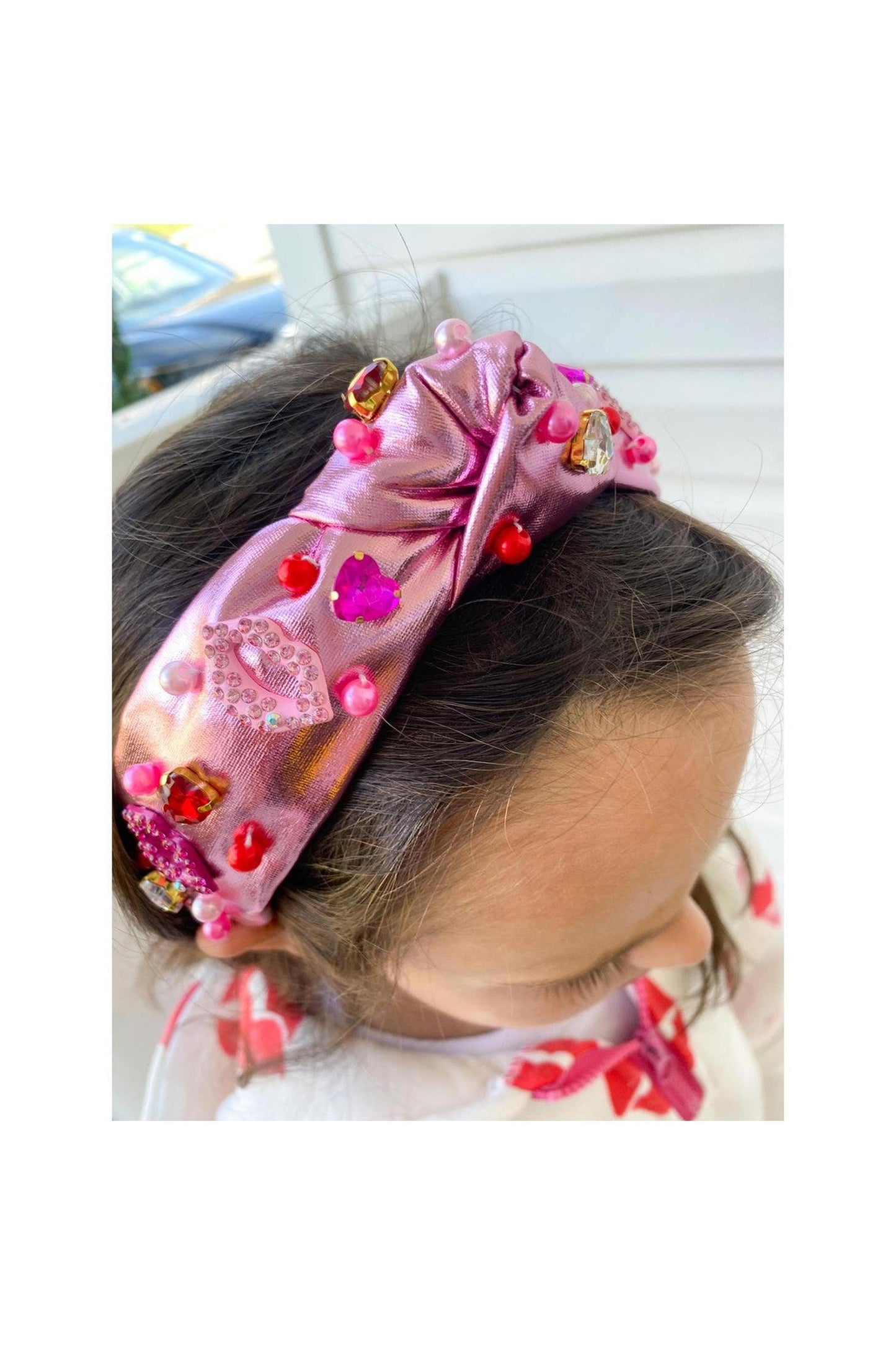 Lips Charm Knot Headband