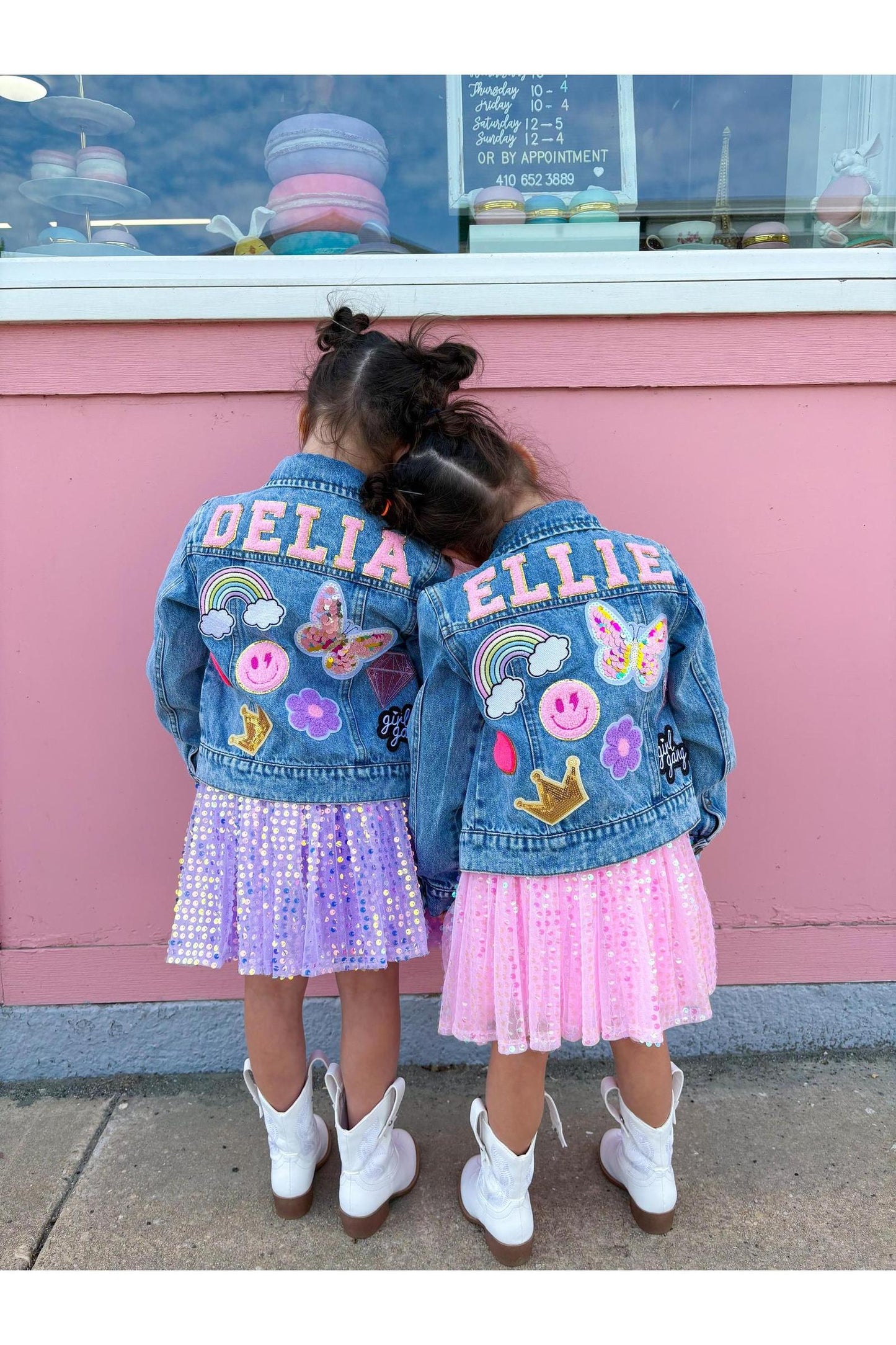 Personalized Patched Denim Jacket (PRE-ORDER - Early DEC SHIP)