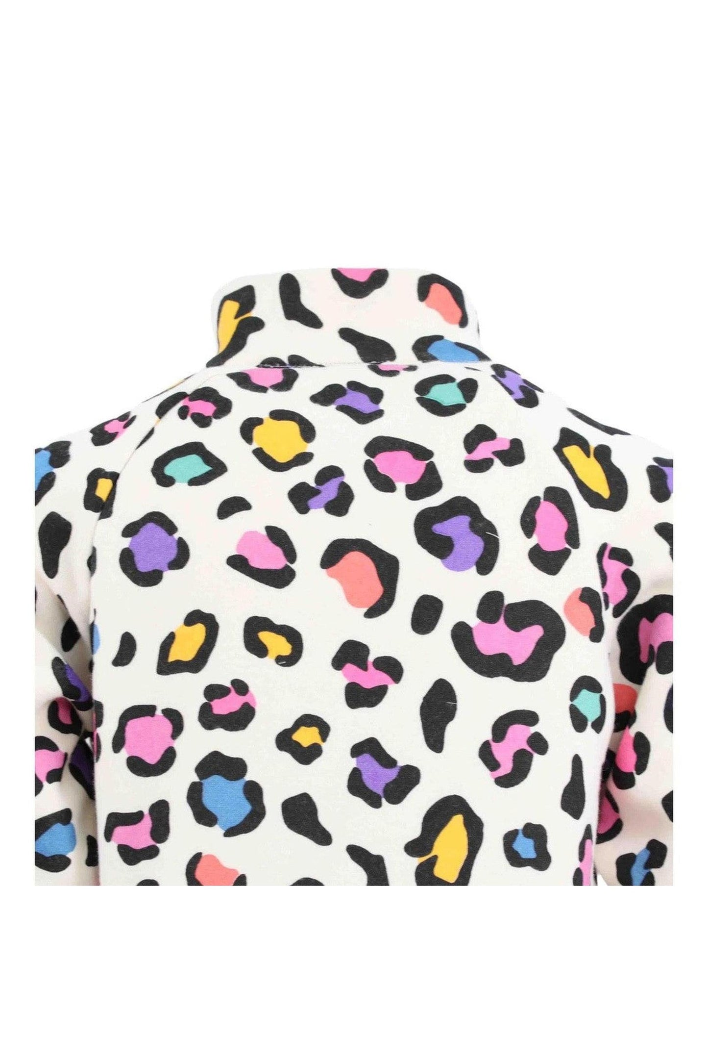 Leopard Gem 3/4 Zip Crewneck