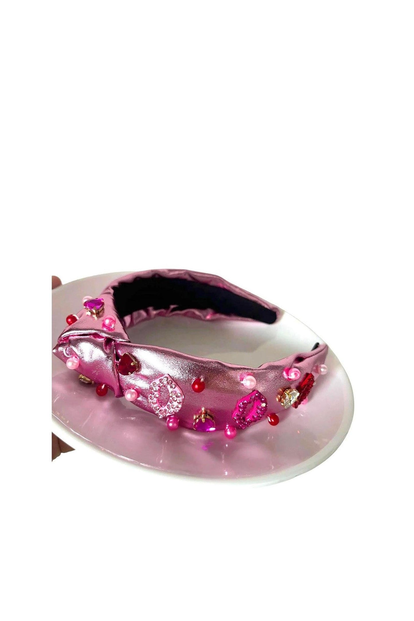 Lips Charm Knot Headband