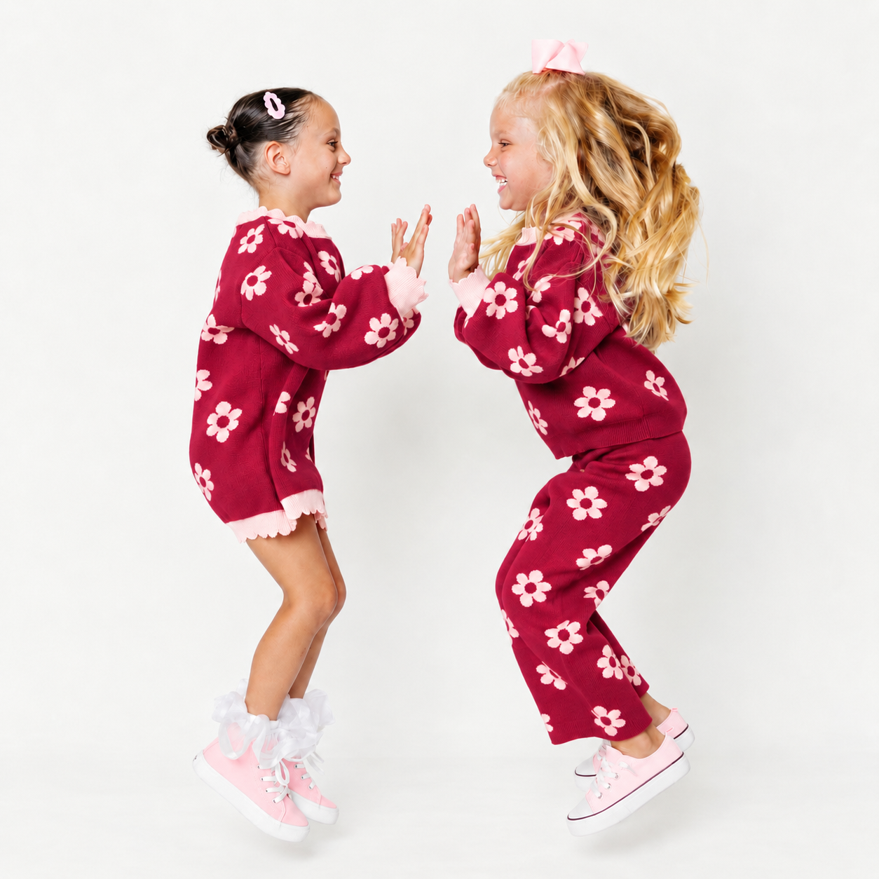 Berry Daisy Knit Set (PREORDER!!)