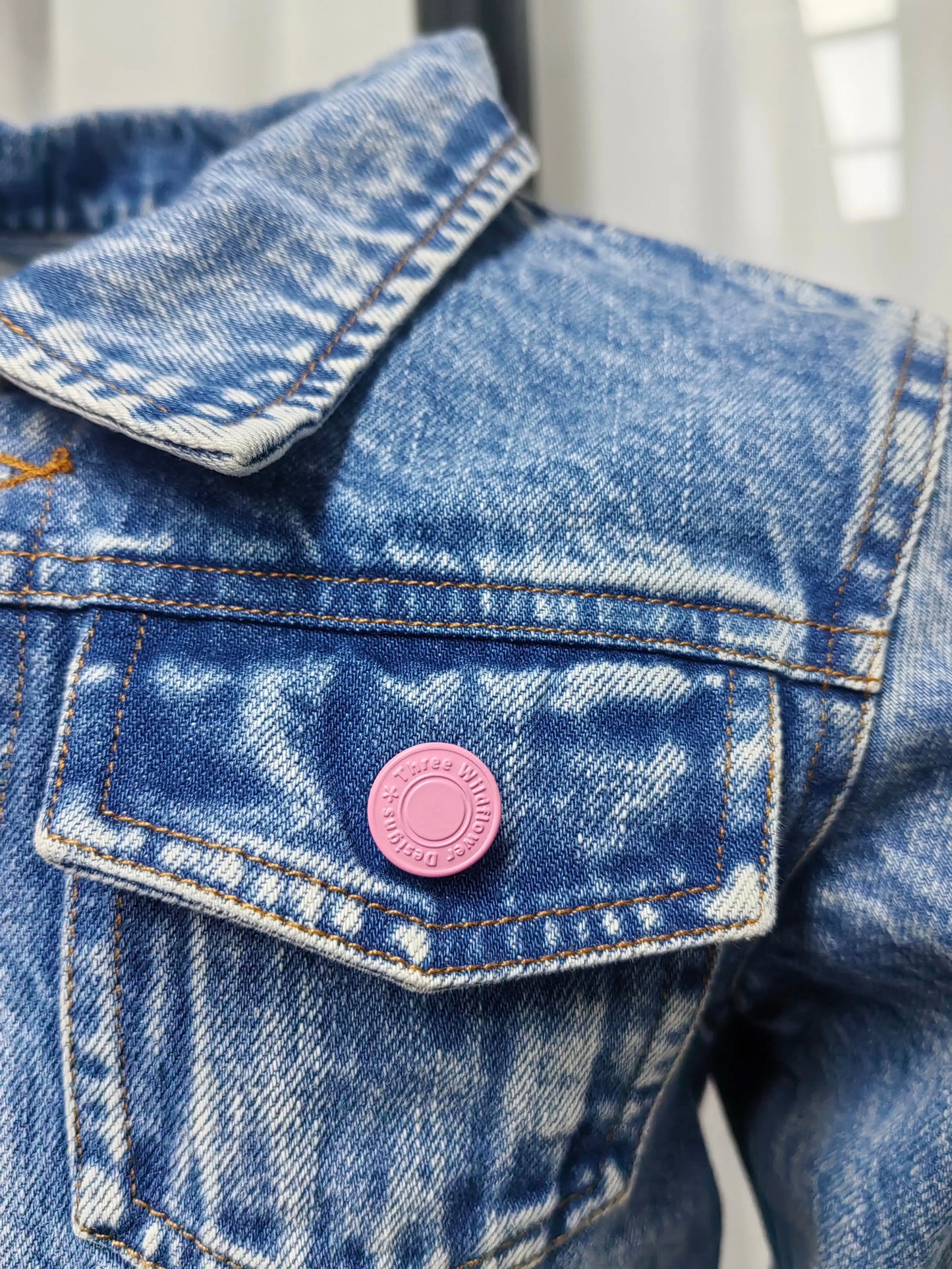 Cherry and Bow Denim Jacket