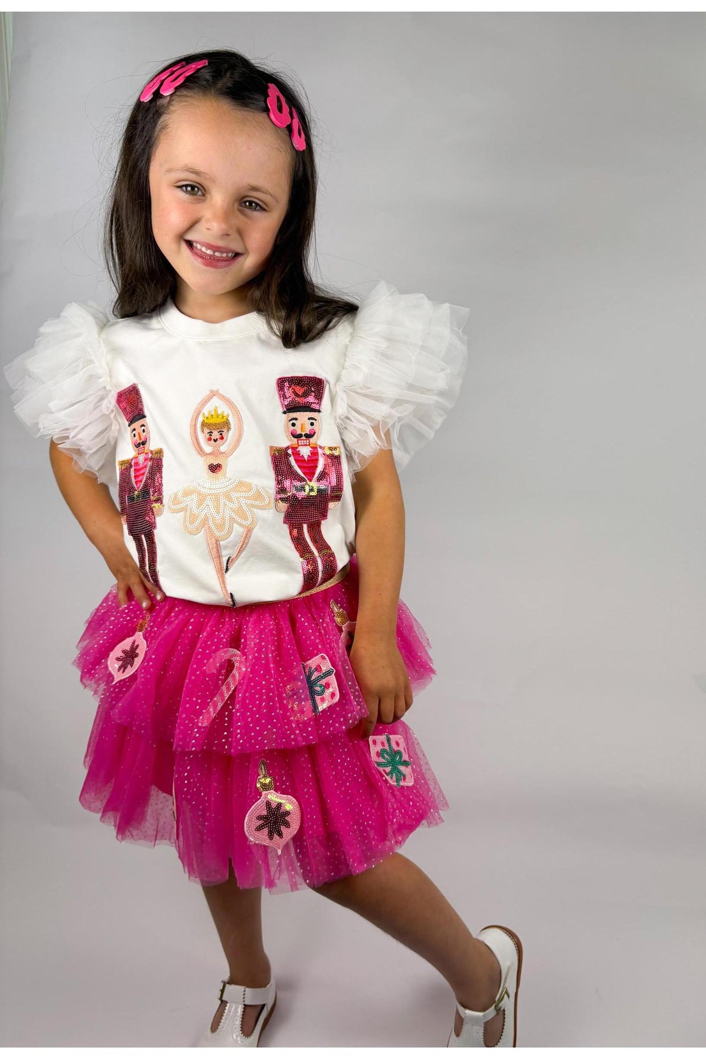 Nutcracker and Ballerina Patched Top (PRE-ORDER)