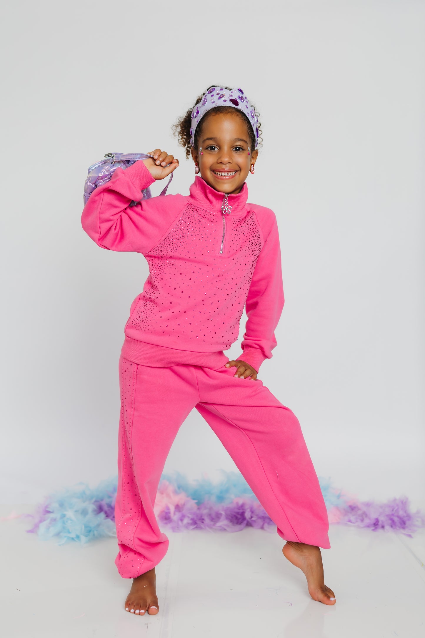 Magenta Gem Jogger Set (PREORDER)