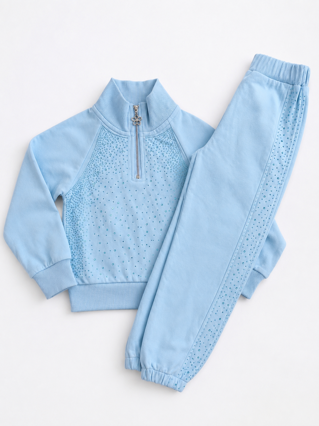 Powder Blue Gem Jogger Set