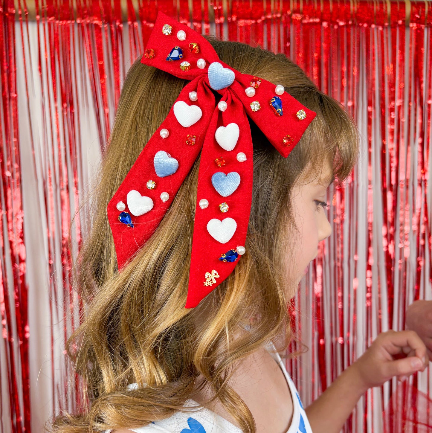 Red, White & Blue Bow