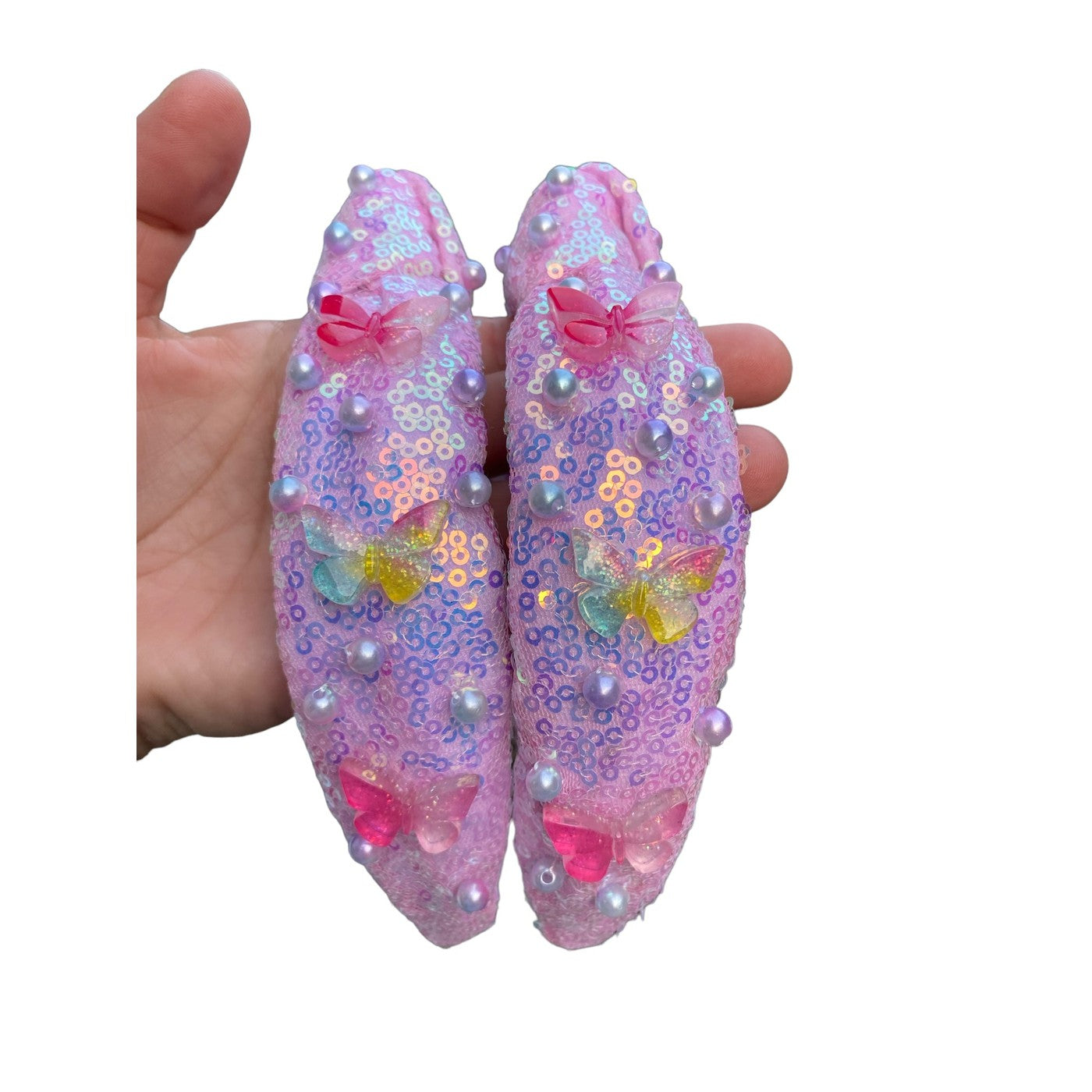 Butterfly Charm Sequins Headband