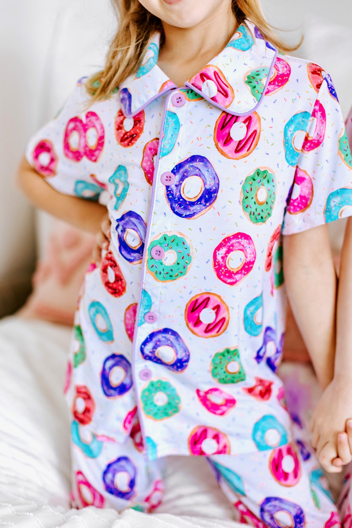 Donut Print Bamboo Feather PJs