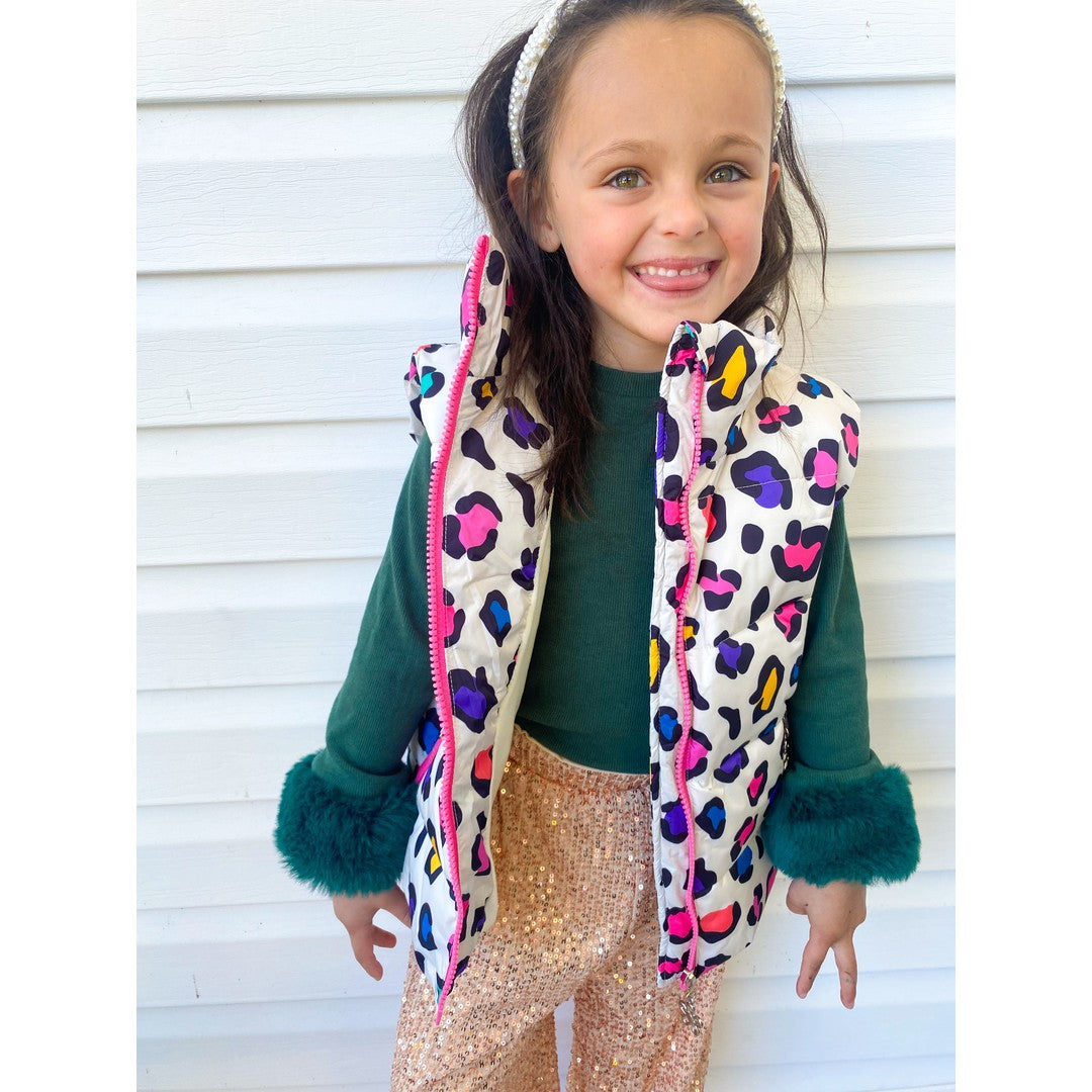 Leopard print vest sales