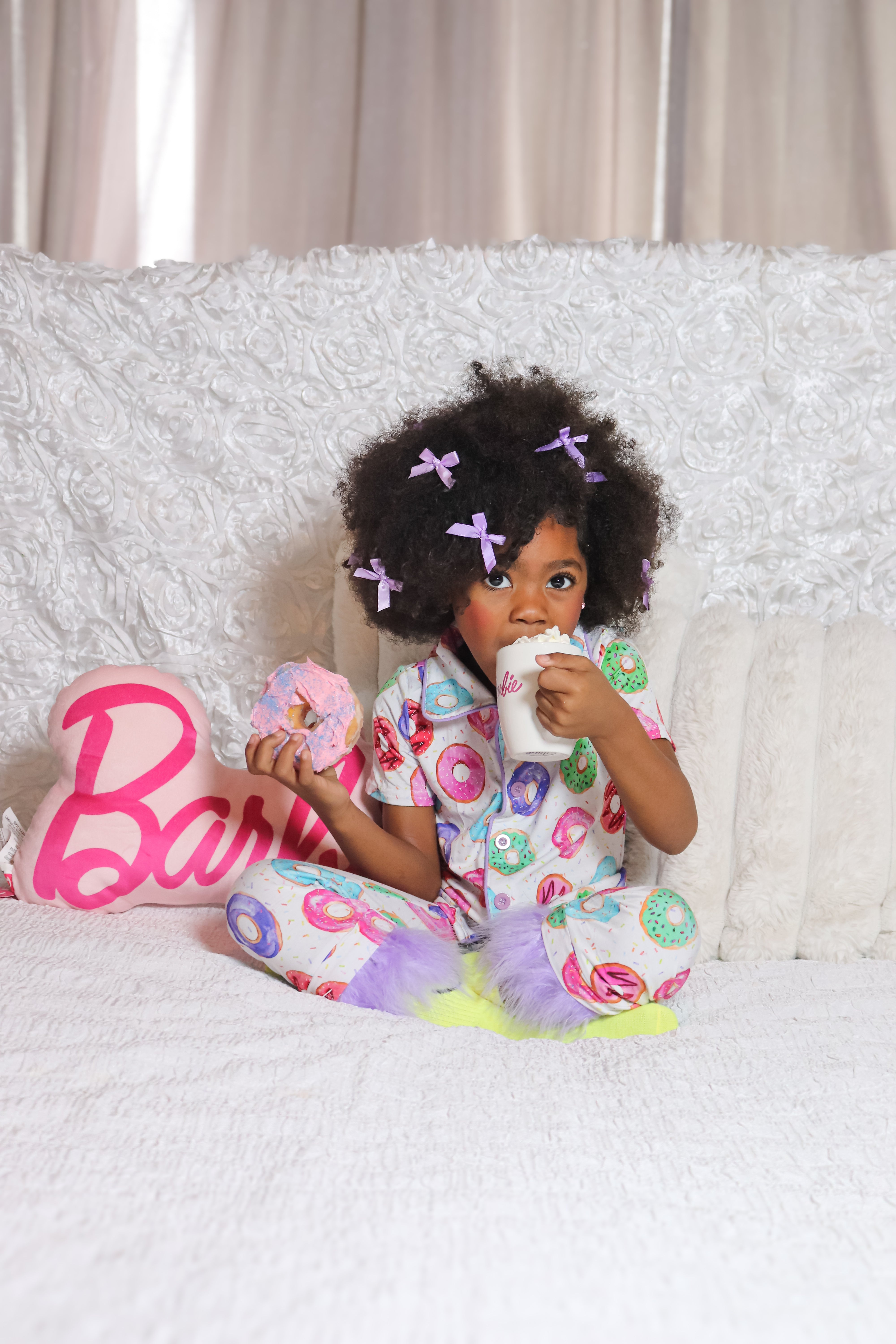 ちゃん様house on the hill Pajamas Flower Evelyn pajamas | beige flower – Wolfie Kids