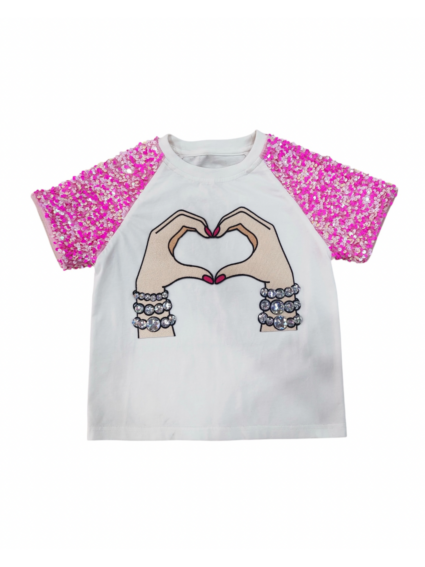 Lover Raglan Sequins Top