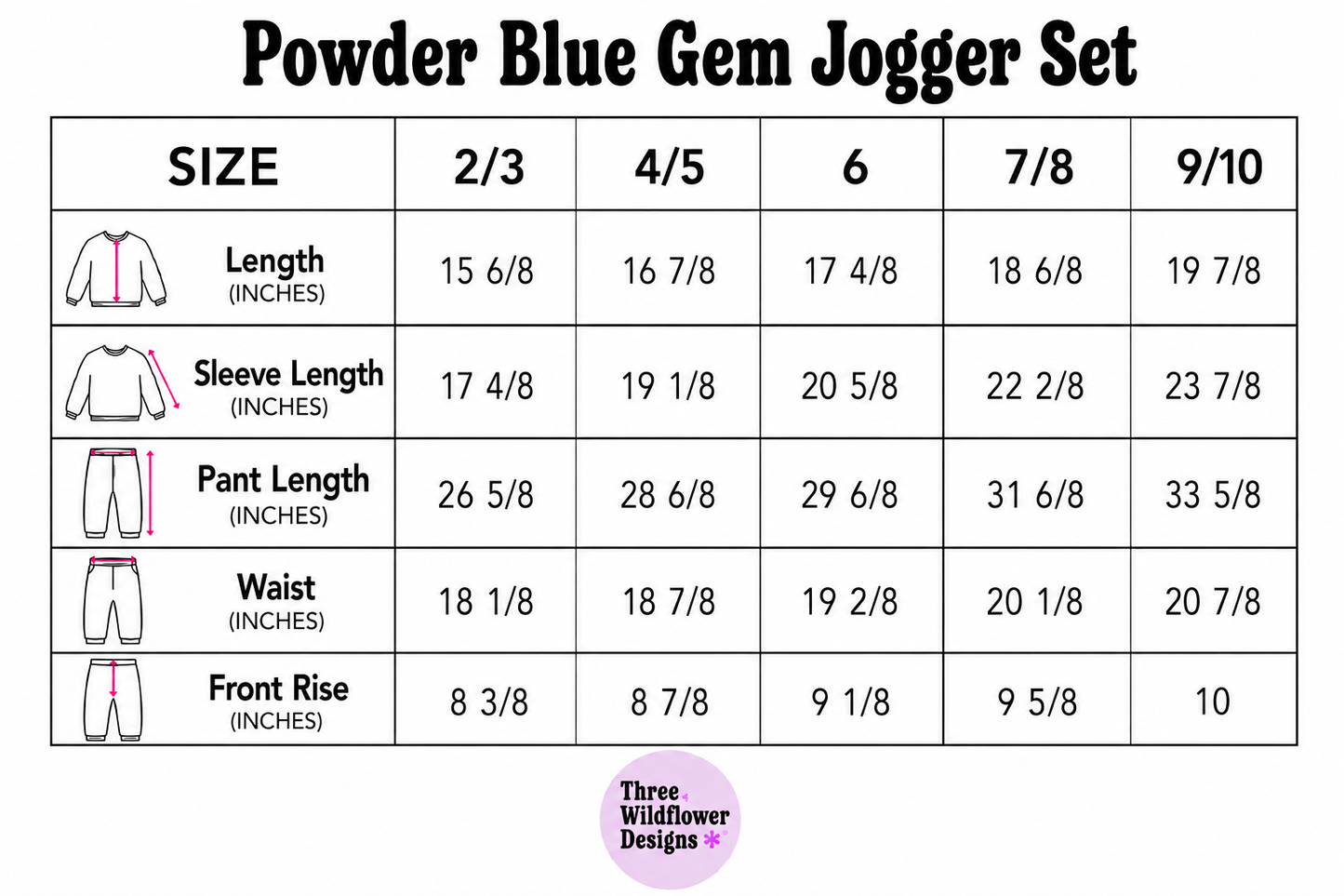 Powder Blue Gem Jogger Set