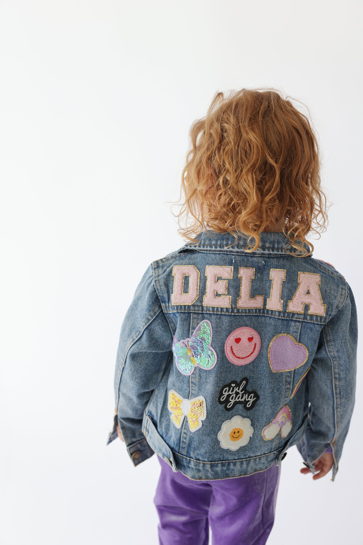 Personalized Patched Denim Jacket