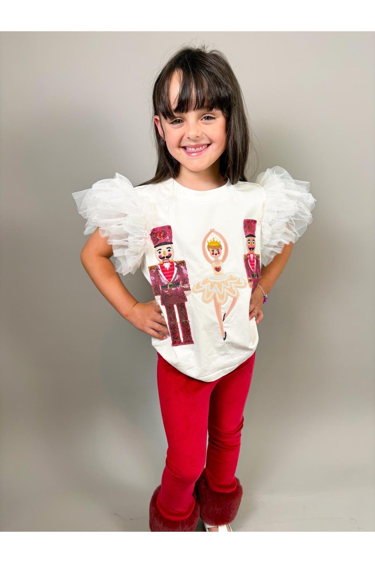 Nutcracker and Ballerina Patched Top (PRE-ORDER)