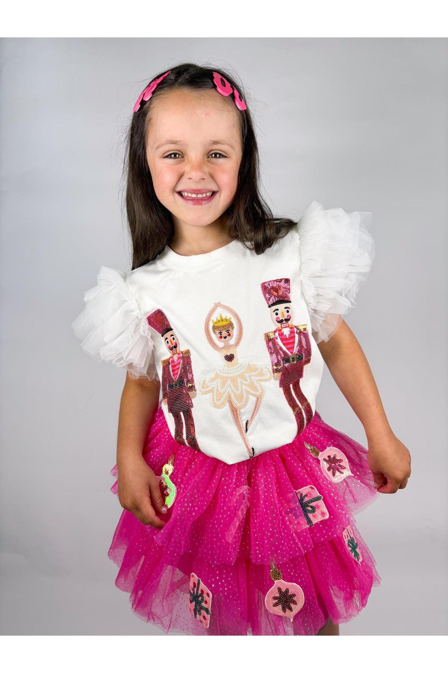 Nutcracker and Ballerina Patched Top (PRE-ORDER)