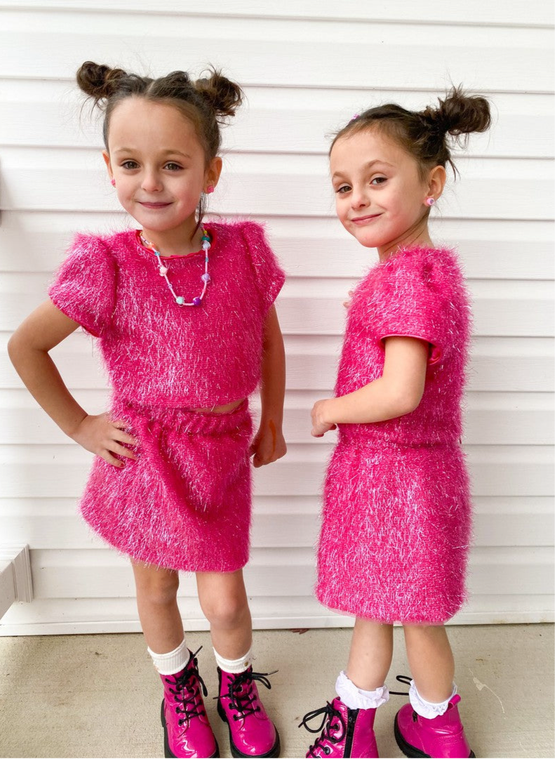 Pink Sparkle Tinsel Set