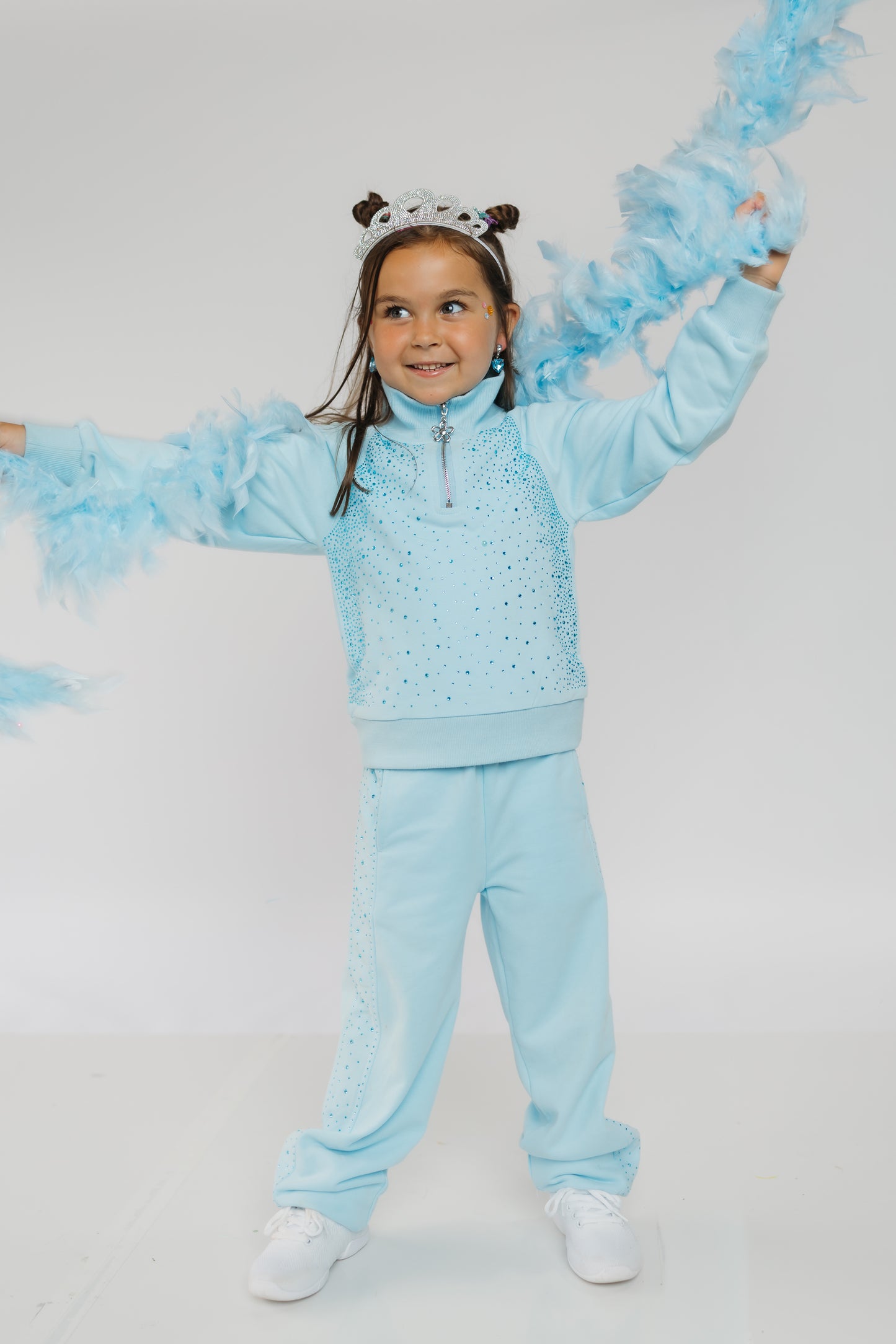 Powder Blue Gem Jogger Set (PREORDER)
