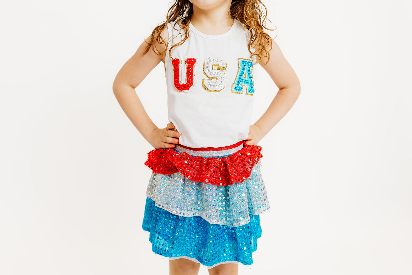 USA Tank and Skort Set