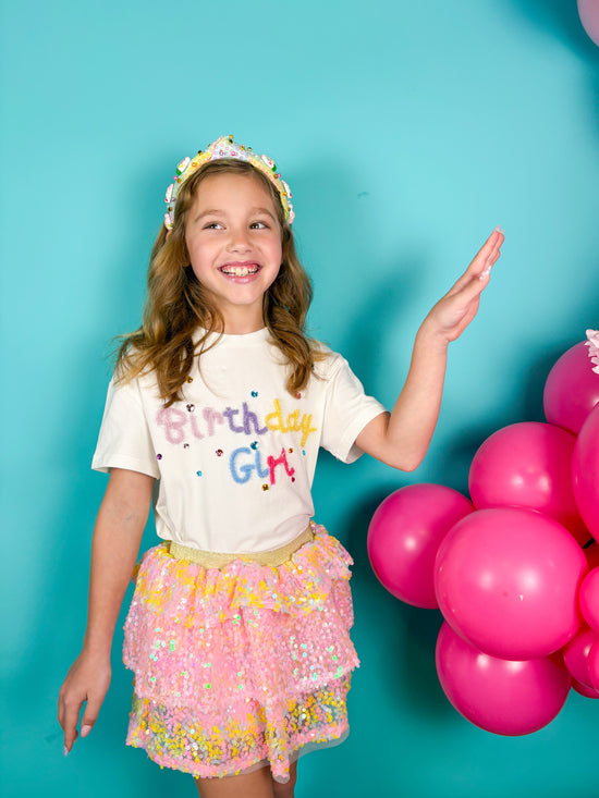 Pastel Sequins Skirt