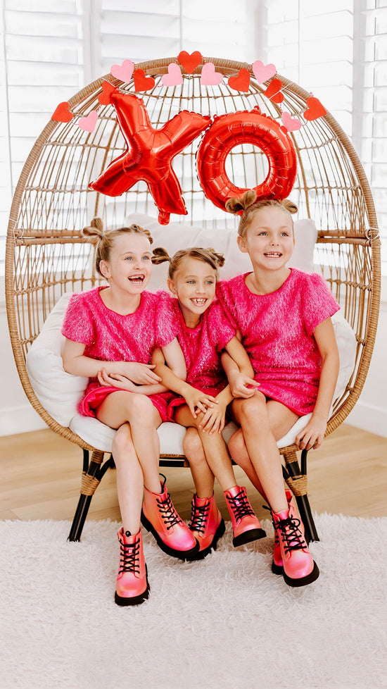 Pink Sparkle Tinsel Set