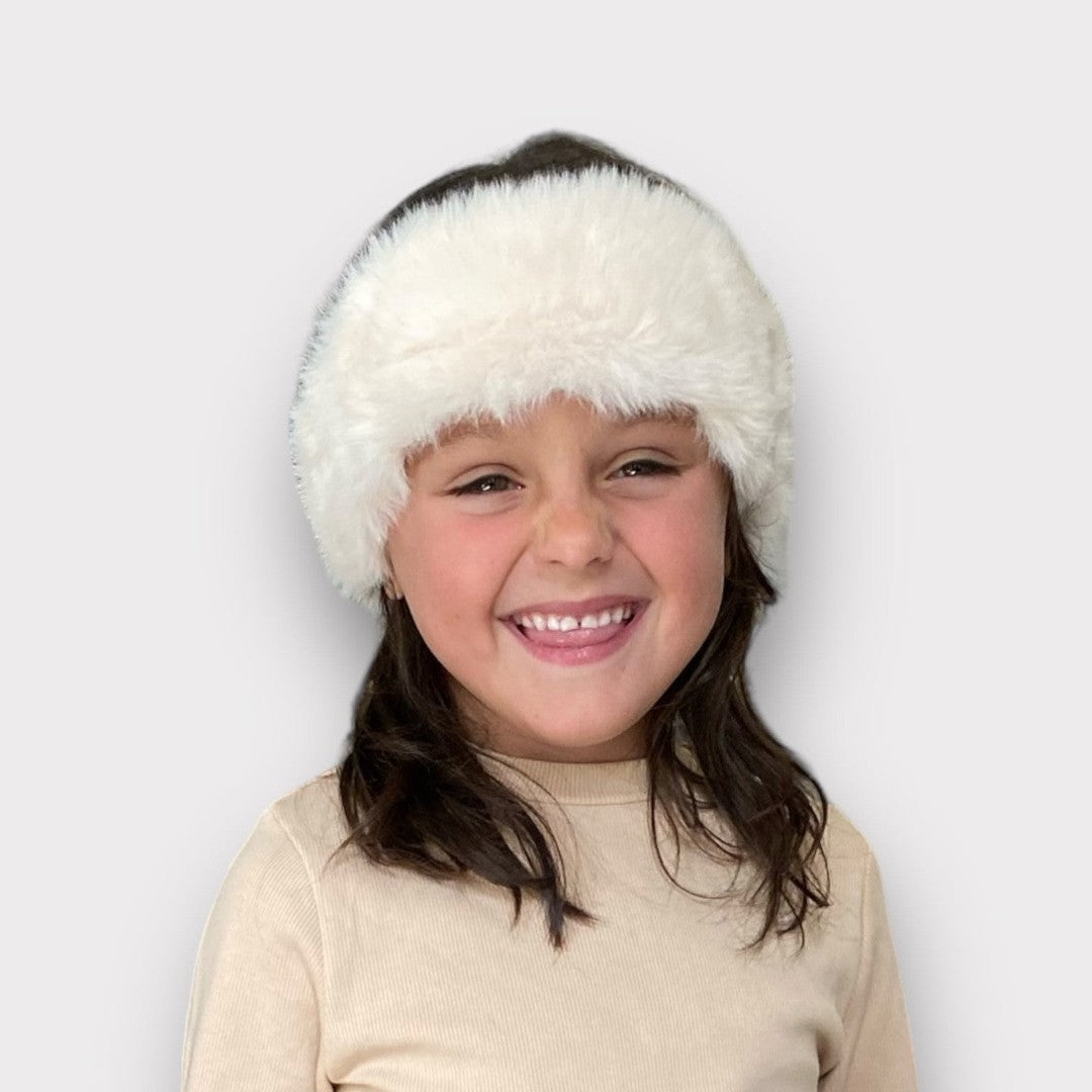 Toddler Cream Fur Headband