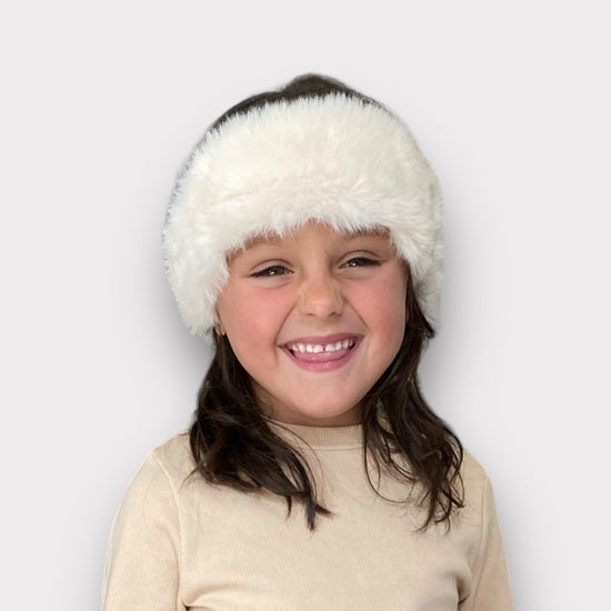 Toddler Cream Fur Headband