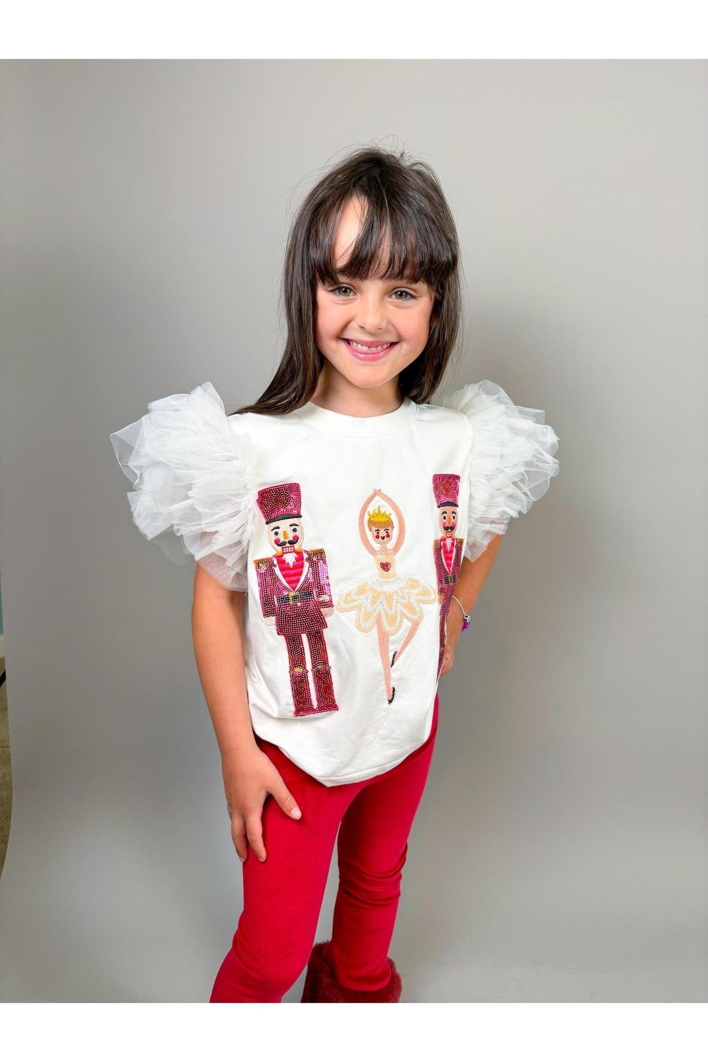 Nutcracker and Ballerina Patched Top (PRE-ORDER)