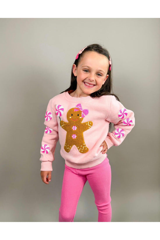 Gingerbread Patched Crewneck (PRE-ORDER)