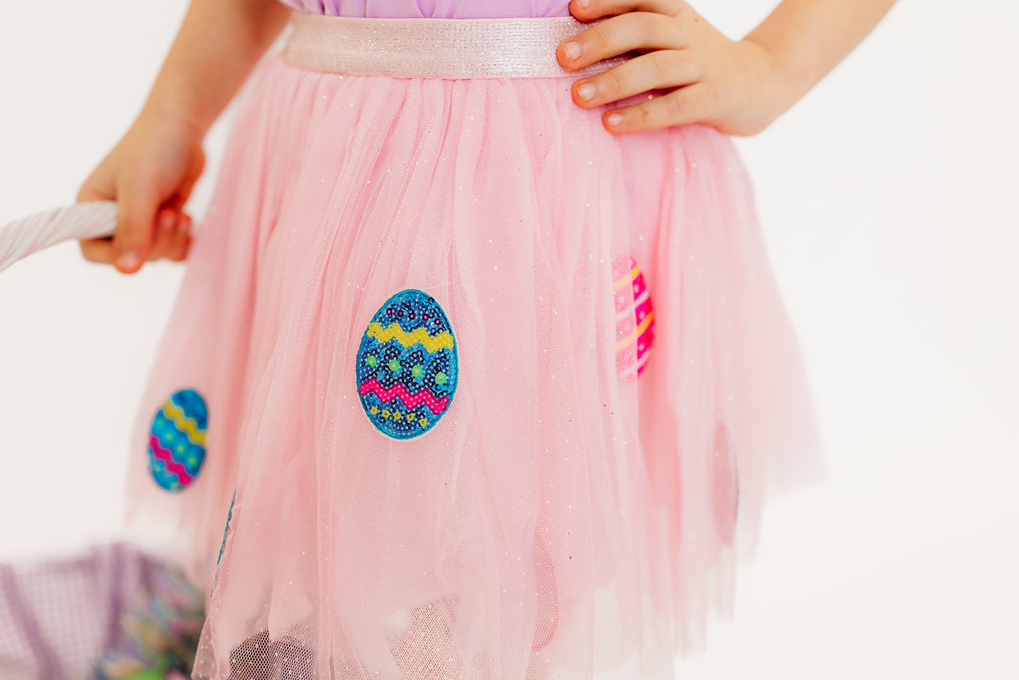 Patched Easter Tulle Skirt
