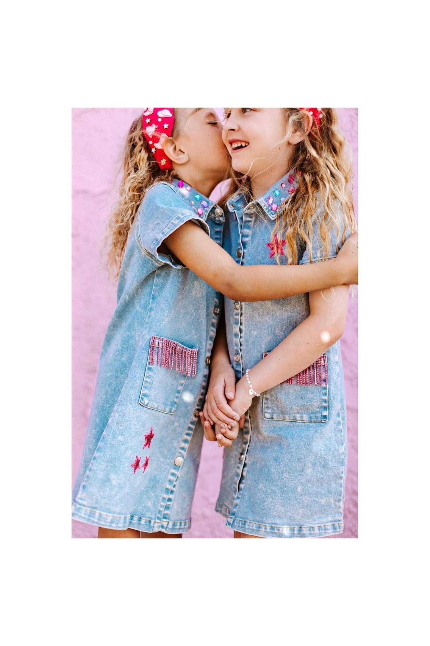 dolly denim dress Dolly Long Sleeve Denim Dress