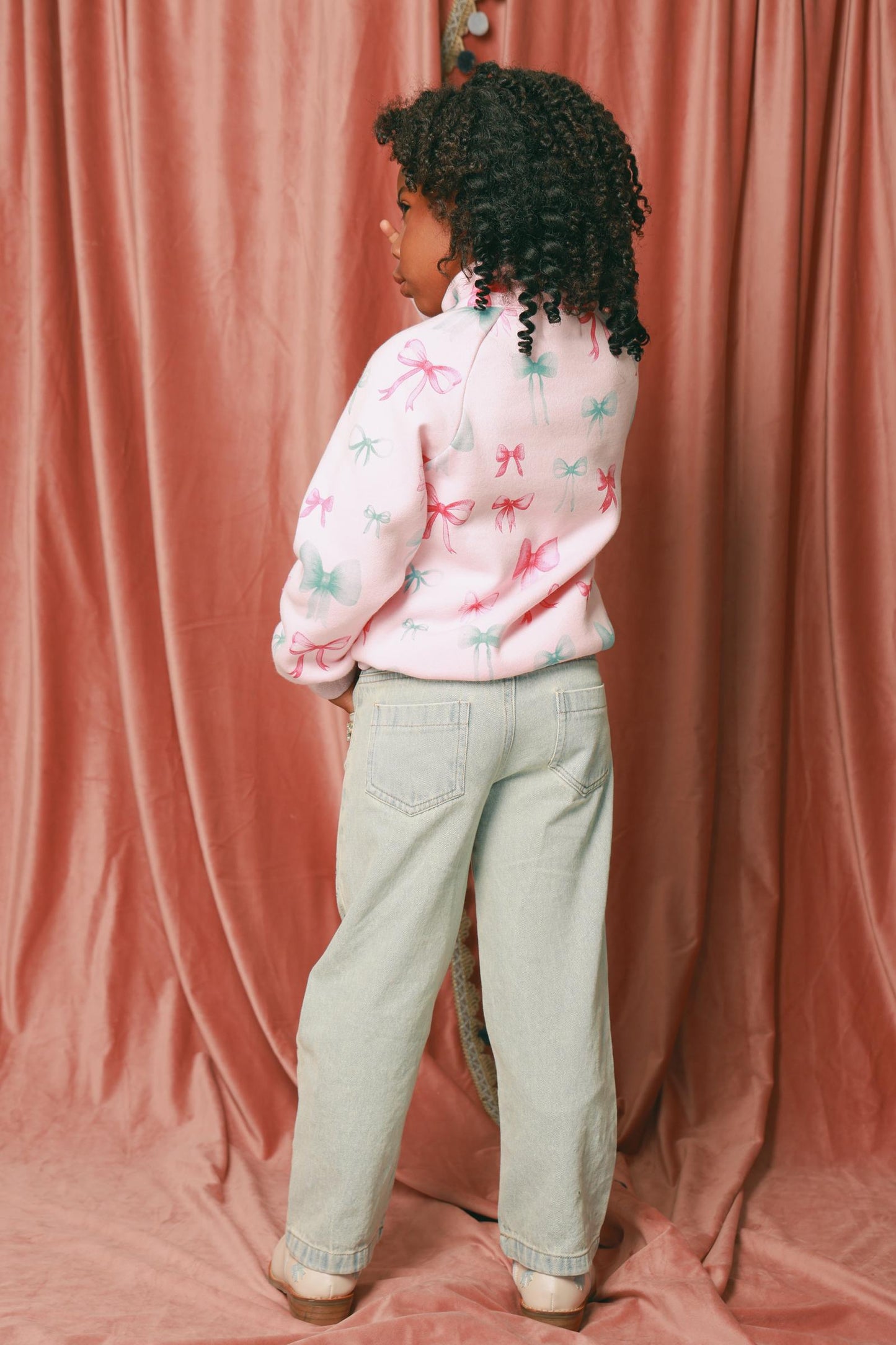 Wide Leg Gem Embellished Jeans (PRE-ORDER)