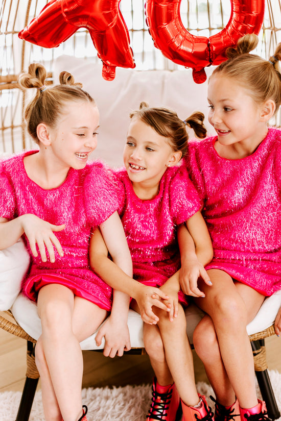 Pink Sparkle Tinsel Set
