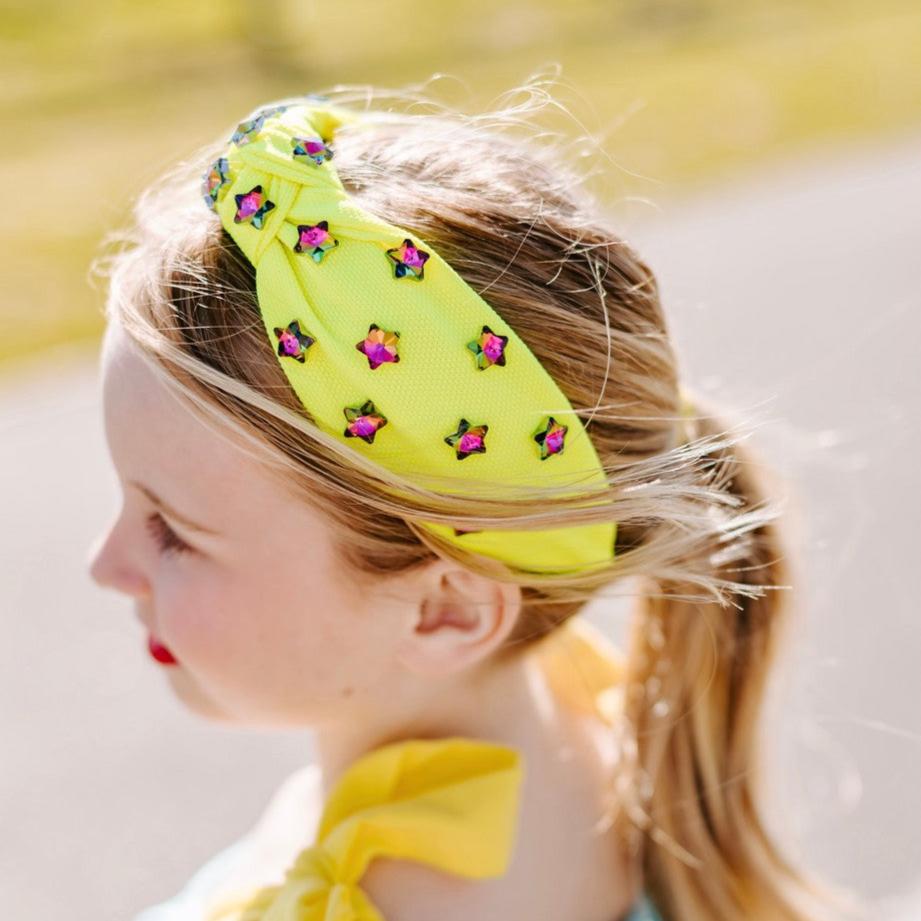Bright Green Star Headband