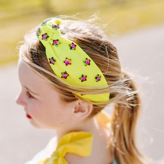 Bright Green Star Headband
