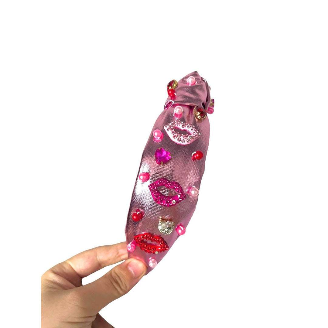 Lips Charm Knot Headband
